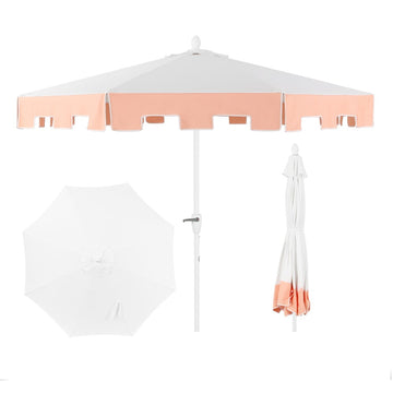 Baiona 9 ft. Classic MidCentury Market Patio Umbrella - JONATHAN Y